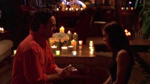 In which episode does Chandler propose to Monica?