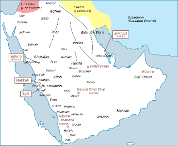 Which city did Prophet Muhammad migrate to from Mecca?