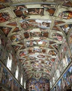 Which artist painted the Sistine Chapel ceiling in Vatican City?