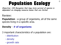 What is the term for the number of people living per unit area?