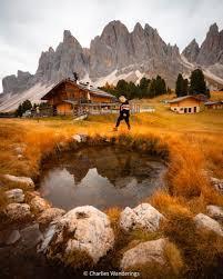 Which trail is known for the breathtaking view of the Dolomites?