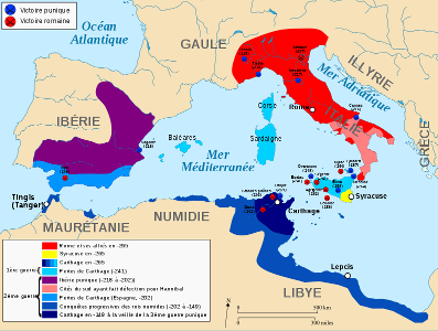 Who famously fought against the Roman Empire during the Punic Wars?