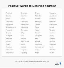 Which word describes you best?