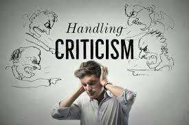 Handling criticism?