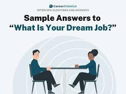 What's your dream career?