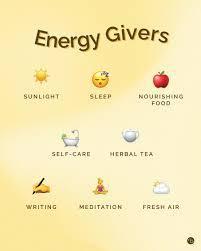 What energizes you the most?