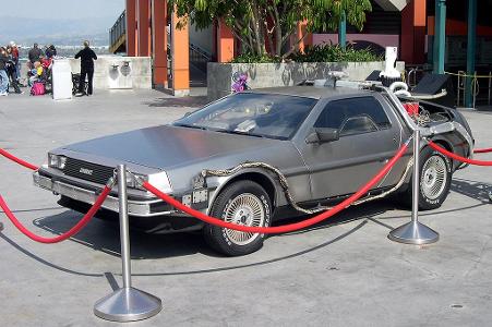 What classic car was featured in the movie 'Back to the Future'?