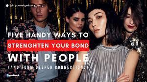 What’s your favorite way to bond with people?