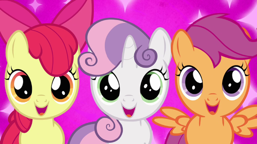 Name the three Cutie Mark Crusaders.