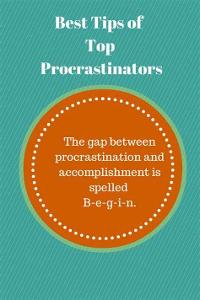 Do you tend to procrastinate on tasks or prefer to tackle them right away?