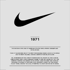 Which company is known for its swoosh logo and athletic apparel?