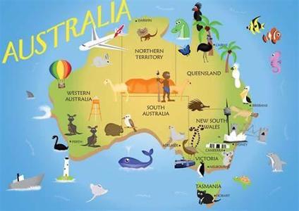 Which continent is known as the 'Land Down Under'?