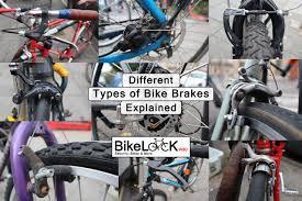 Which brake type is commonly used on hybrid bikes?