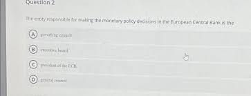 In the Eurozone, which entity is responsible for monetary policy?