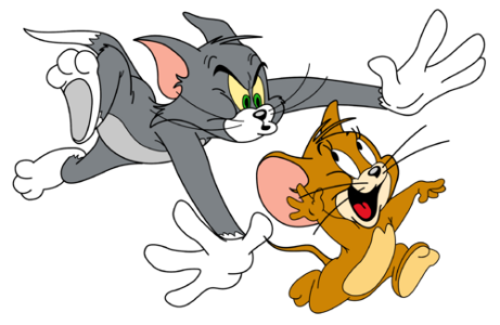 Which classic cartoon featured a mischievous cat and mouse duo?