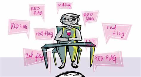 What is a red flag in a romantic relationship?