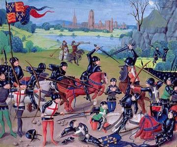 Which famous Medieval battle took place in 1415 during the Hundred Years' War?