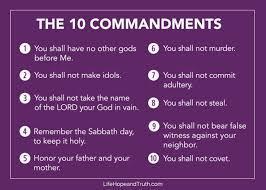 Which of the following is not one of the Ten Commandments?