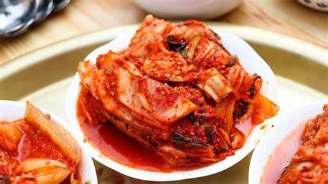 Which country is famous for its spicy kimchi?