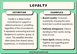 How do you perceive loyalty?