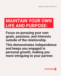 How do you approach your partner's personal growth?