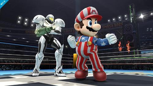 In Super Smash Bros. for 3DS and WiiU, what is Mario's 'American' palette swap a direct reference from? (From a game that is.)