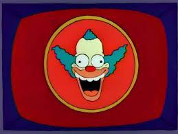 What is the name of the clown on 'The Krusty the Clown Show'?