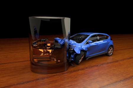 What is the most common time for drunk driving accidents to occur?
