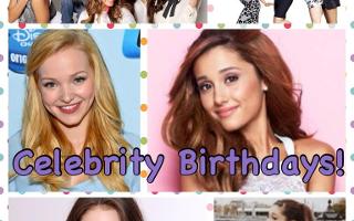 Celebrity Birthdays!