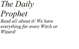 The Daily Prophet!