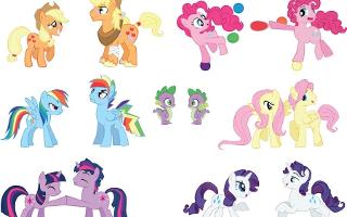 Pony pals. (Characters so far)