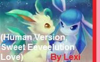 Leafeon X Glacion (Human Version, Sweet Eeveelution Love)