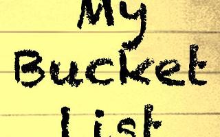 My bucket list!