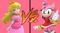 Princess Peach "Princess Toadstool" VS Amy Rose "Rosy the Rascal"