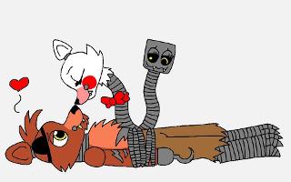 Old Foxy x Mangle Part 1: Really cute couple.