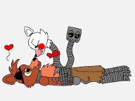 Old Foxy x Mangle Part 1: Really cute couple.