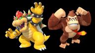 Bowser and Bowser Jr. vs Donkey Kong and Diddy Kong