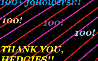 100+ followers!!