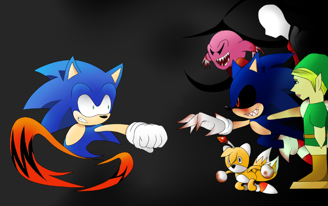 When Sonic and CP (Creepypasta) Collide