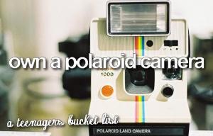 Own a Polaroid Camera