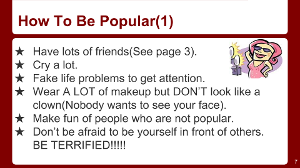 How To Be Popular(1)