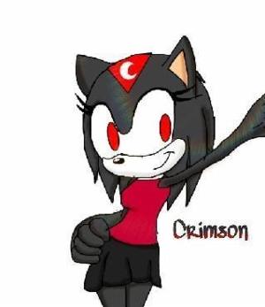 Crimson the hedgehog