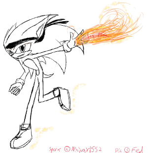 Sparx The Hedgehog