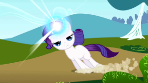 Rarity's Mysterious Horn Magic