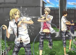 SCHOOLYARD WATER FIGHT