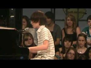 13 year old boy wows all the girls with his first appearance ..Lady Gaga