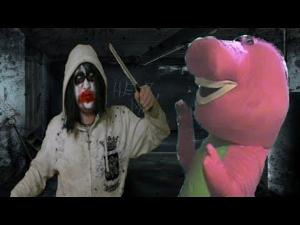 Jeff The Killer Vs Barney The Dinosaur