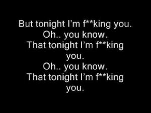 Enrique Iglesias - Tonight (I'm fuckin' You) - Lyrics / HD