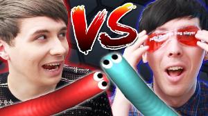 DAN VS. PHIL - SLITHER.IO