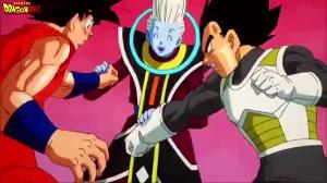 Whis VS Vegeta and Goku